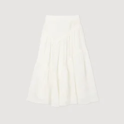Discount Long Ruffled Skirt Women Skirts