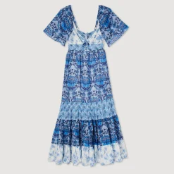 Clearance Long Scarf Print Dress Women Dresses