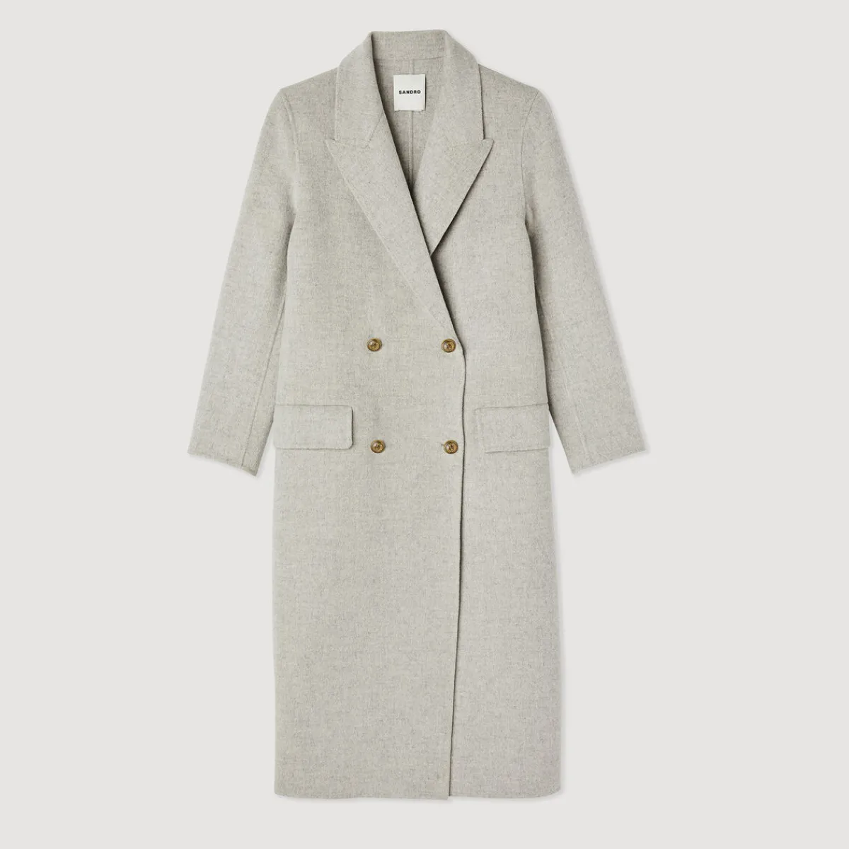 Clearance Long Straight-Cut Coat Women Coats