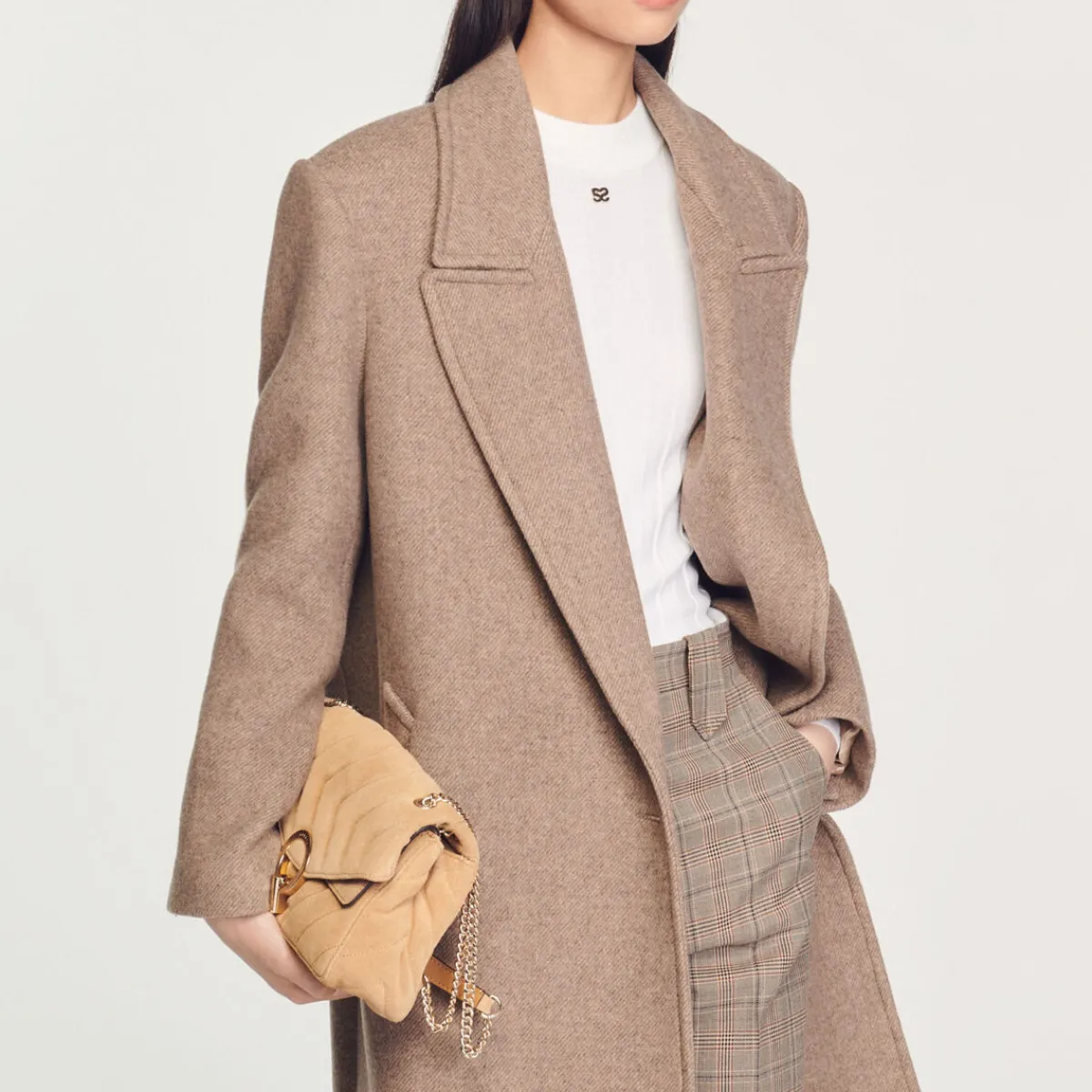 Hot Long Wool Blend Coat Women Coats