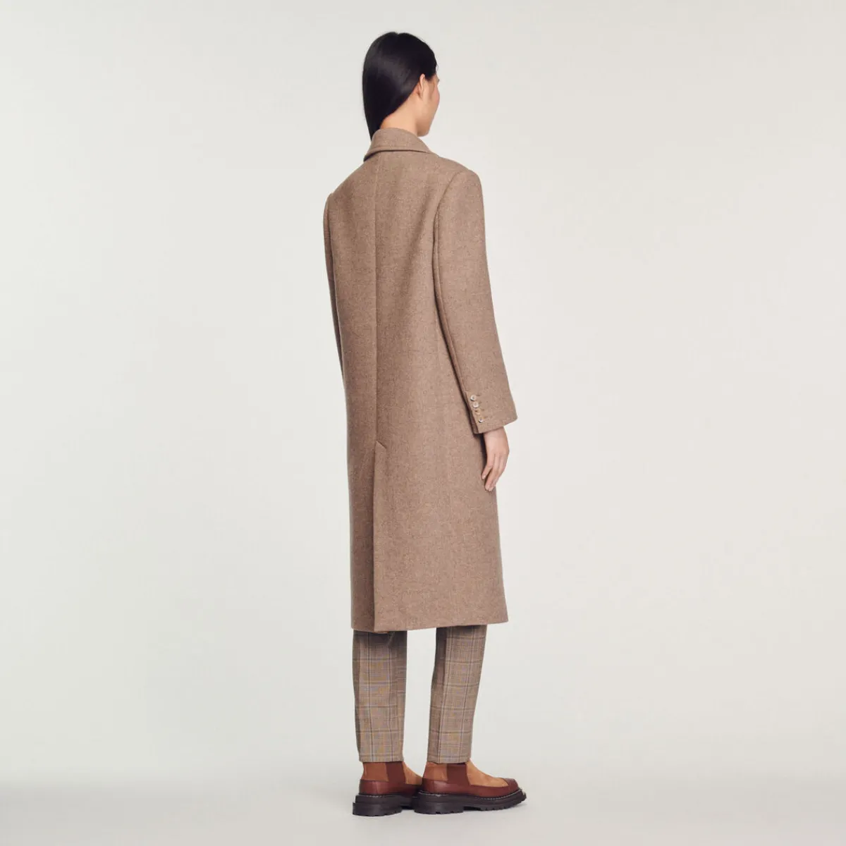 Hot Long Wool Blend Coat Women Coats