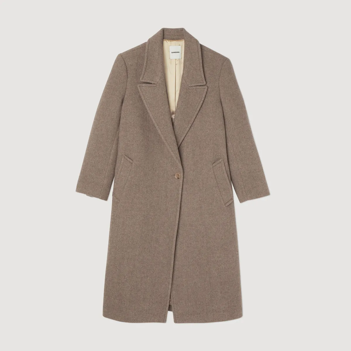 Hot Long Wool Blend Coat Women Coats