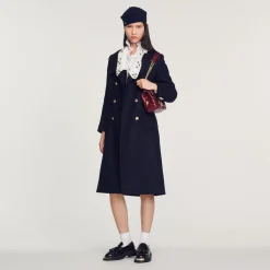 Store Long Wool Cloth Coat Women Coats