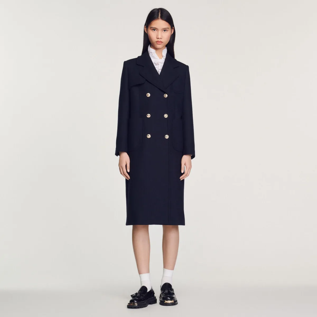 Store Long Wool Cloth Coat Women Coats