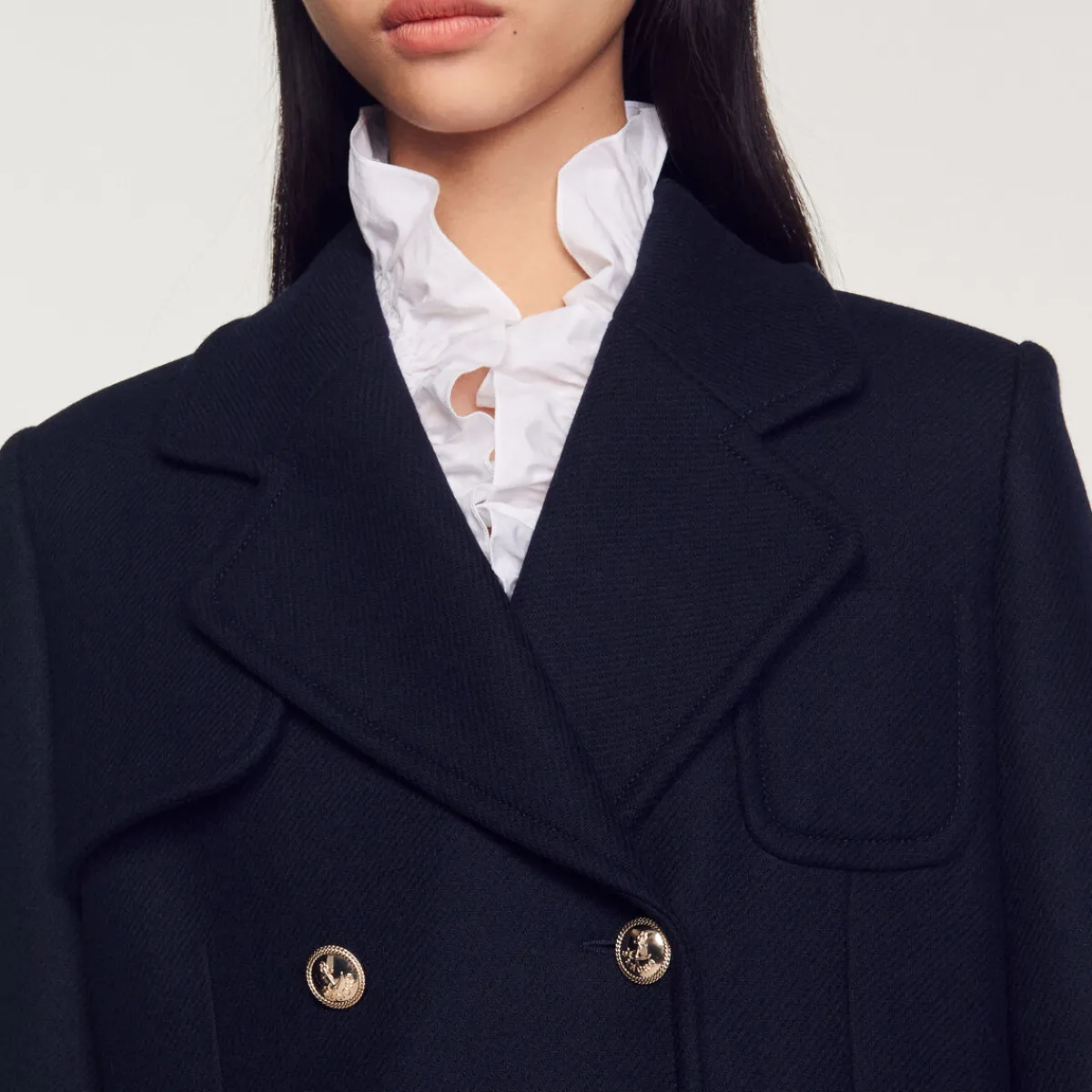 Store Long Wool Cloth Coat Women Coats