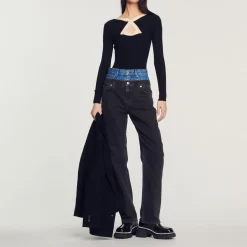 Outlet Long-Sleeved Bodysuit Women Sweaters & Cardigans