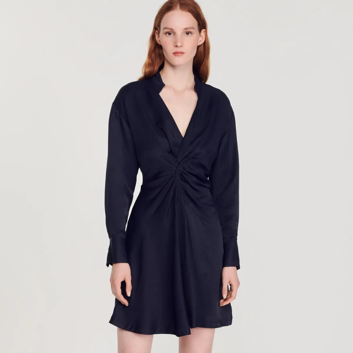 Flash Sale Long-Sleeved Short Dress Women Dresses