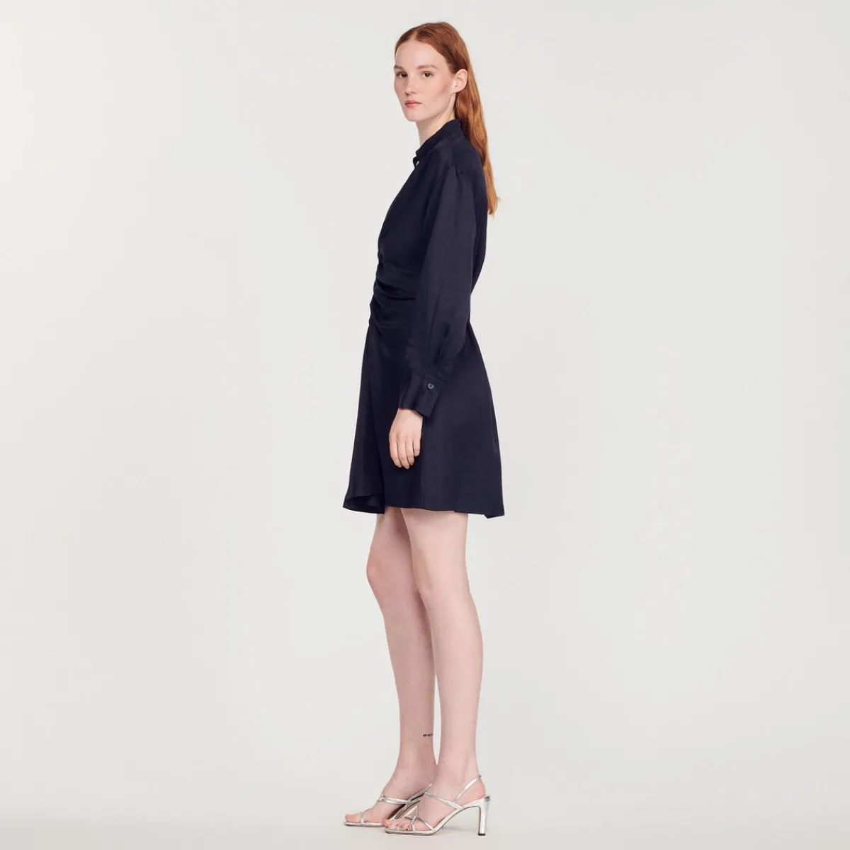 Flash Sale Long-Sleeved Short Dress Women Dresses