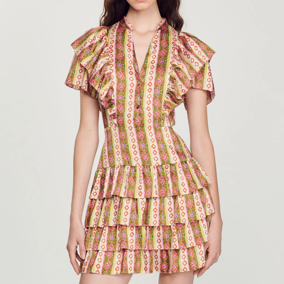 New Loose-Fitting Ruffled Dress Women Dresses