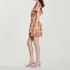 New Loose-Fitting Ruffled Dress Women Dresses
