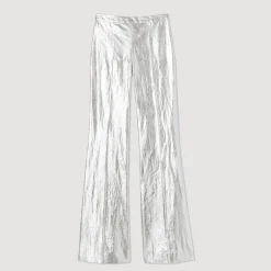 Cheap Metallic Coated Pants Women Pants & Shorts