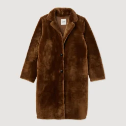 Hot Mid-Length Sheepskin Coat Women Coats