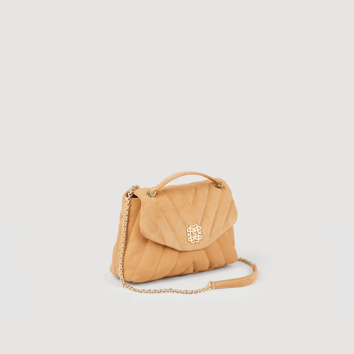 Flash Sale Mila Quilted Suede Leather Bag Women Pouches & Handbags