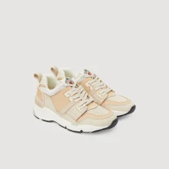 Fashion Mixed-Material Sneakers Women Sneakers