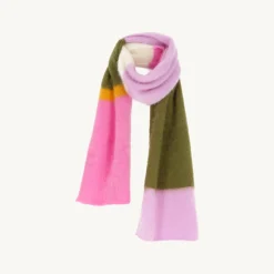 Sale Multicoloured Striped Scarf Women Scarves