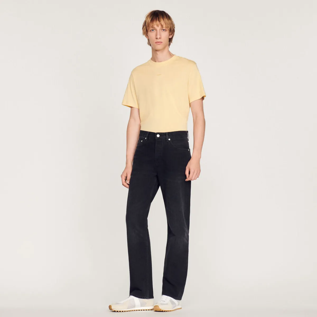 Shop Organic Cotton Straight-Leg Jeans Men Jeans
