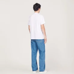 Shop Organic Cotton T-Shirt With Embroidery Men T-Shirts & Polos