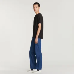Outlet Organic Cotton T-Shirt With Embroidery Men T-Shirts & Polos