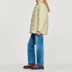 New Oversized Padded Jacket With Hearts Women Coats