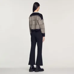 Fashion Oversized Printed Coatigan Women Sweaters & Cardigans