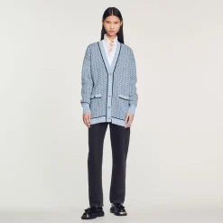 Online Oversized Printed Coatigan Women Sweaters & Cardigans