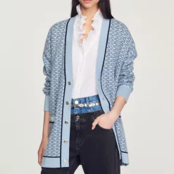 Online Oversized Printed Coatigan Women Sweaters & Cardigans