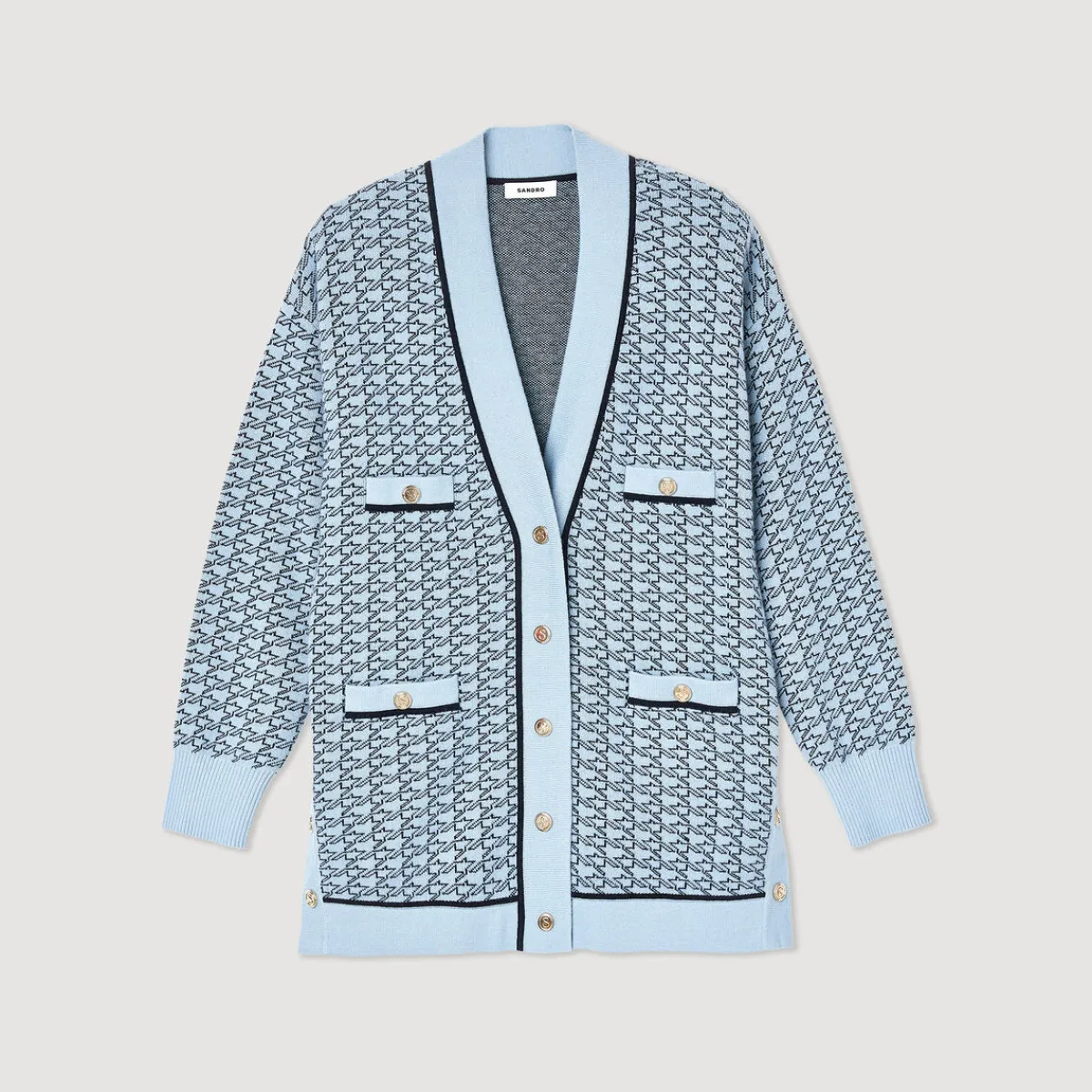 Online Oversized Printed Coatigan Women Sweaters & Cardigans