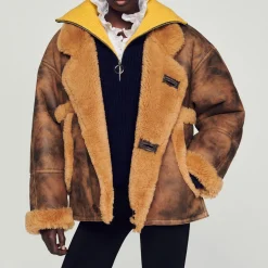 Cheap Oversized Sheepskin Coat Women Coats