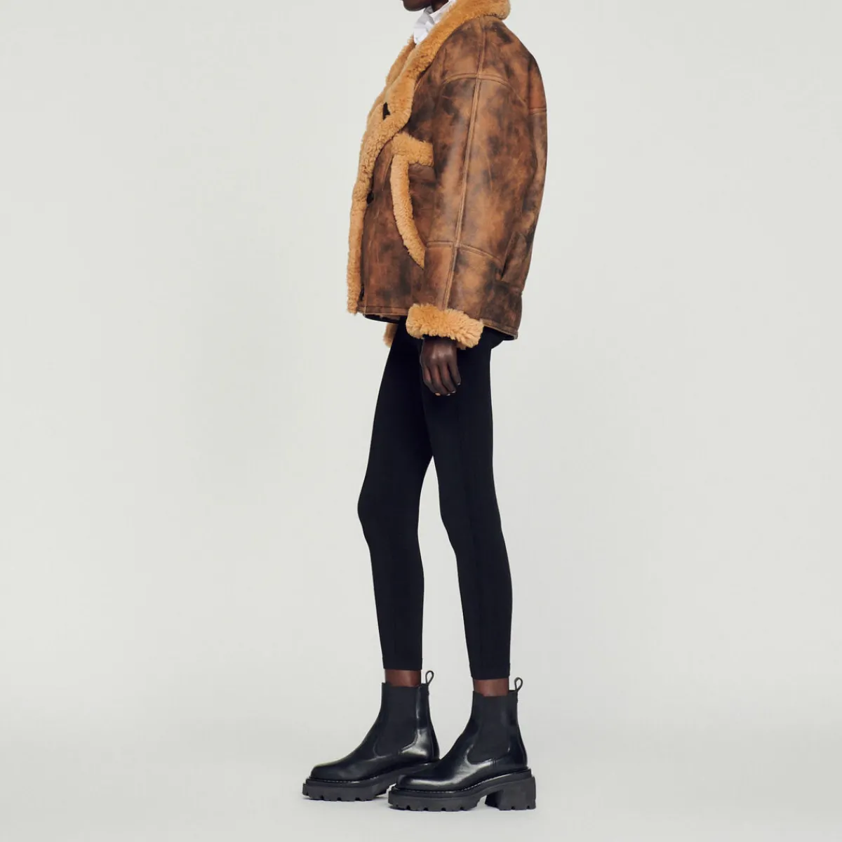 Cheap Oversized Sheepskin Coat Women Coats