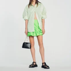 Discount Oversized Shirt With Stripes Women Tops & Shirts