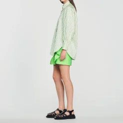 Discount Oversized Shirt With Stripes Women Tops & Shirts