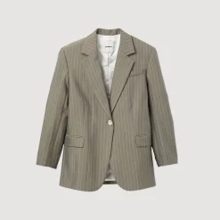 Cheap Oversized Tailored Jacket Women Matching Sets