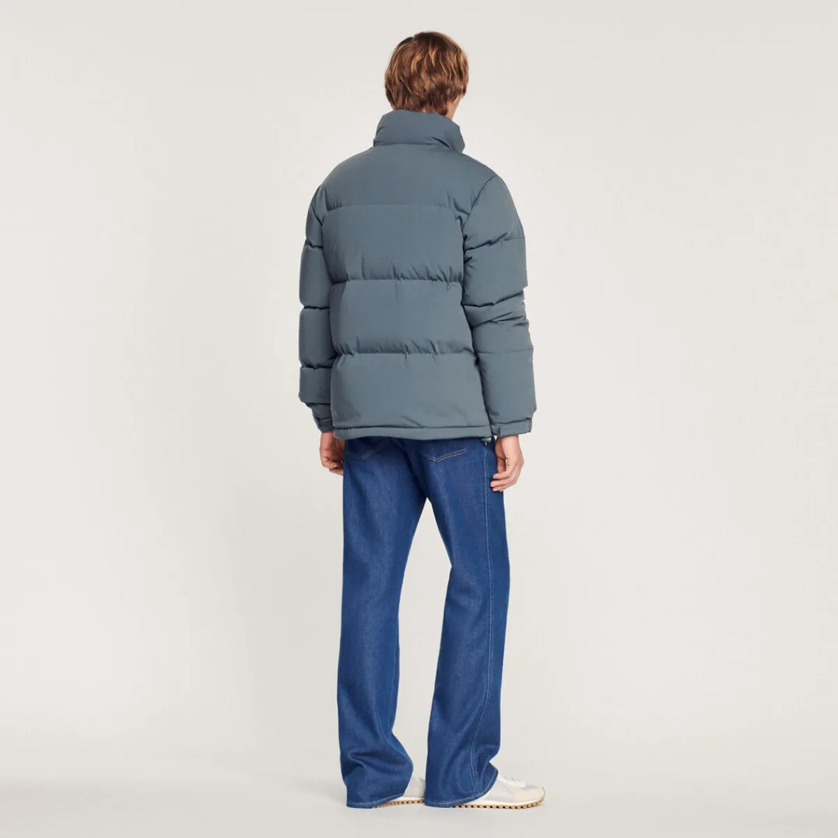 Fashion Oversized Technical Fabric Padded Jacket Men Coats