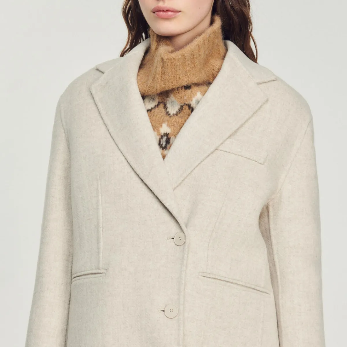 Store Oversized Wool Coat Women Coats