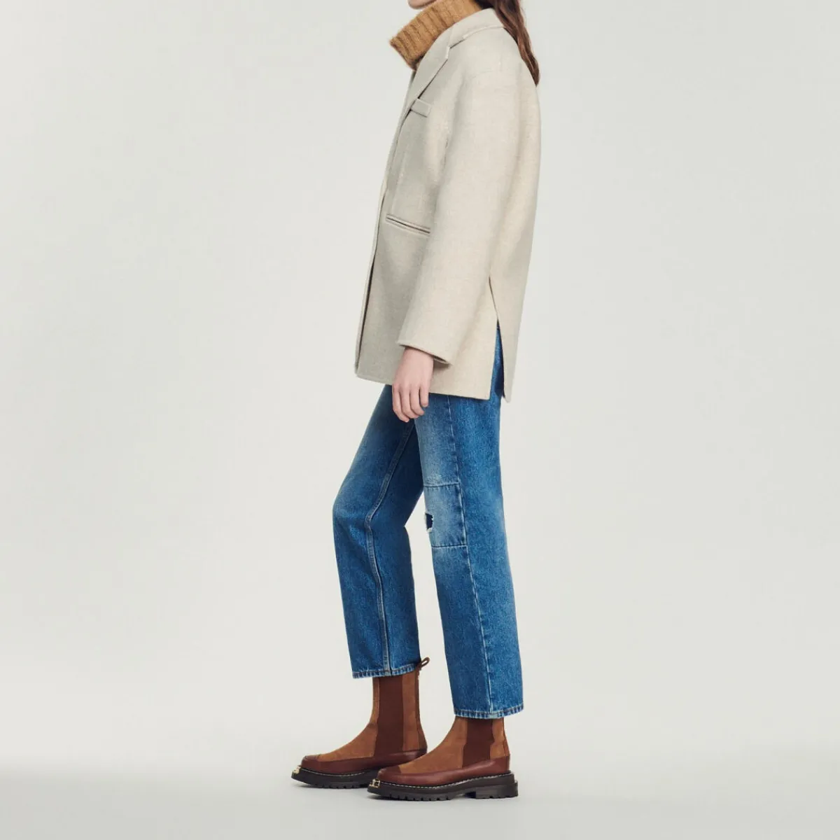 Store Oversized Wool Coat Women Coats