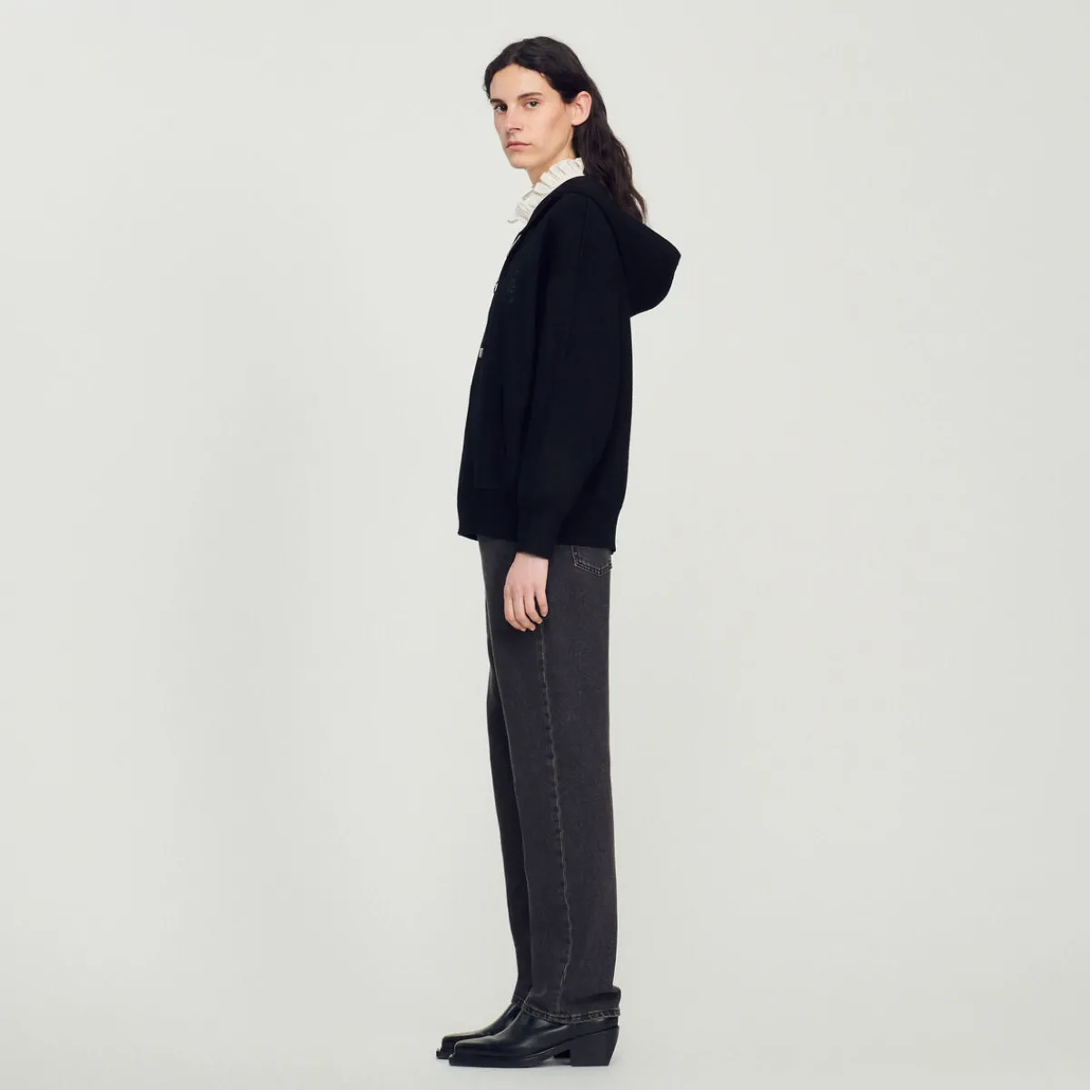 Store Oversized Zip Sweatshirt Women Matching Sets