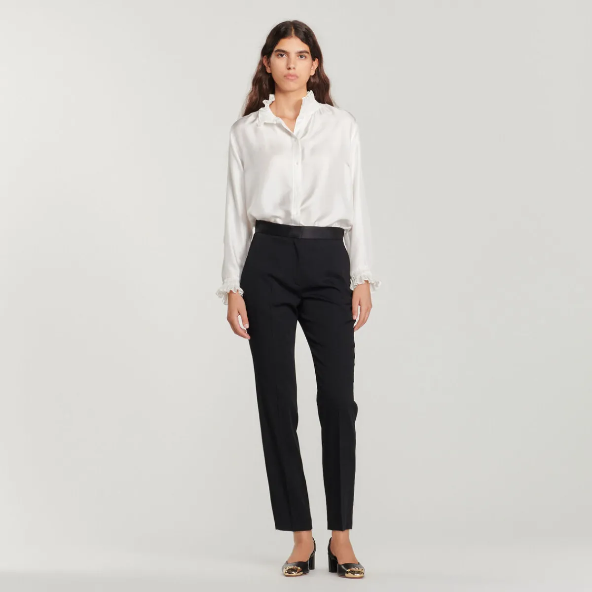 Store Pants With Satin Inset Women Pants & Shorts