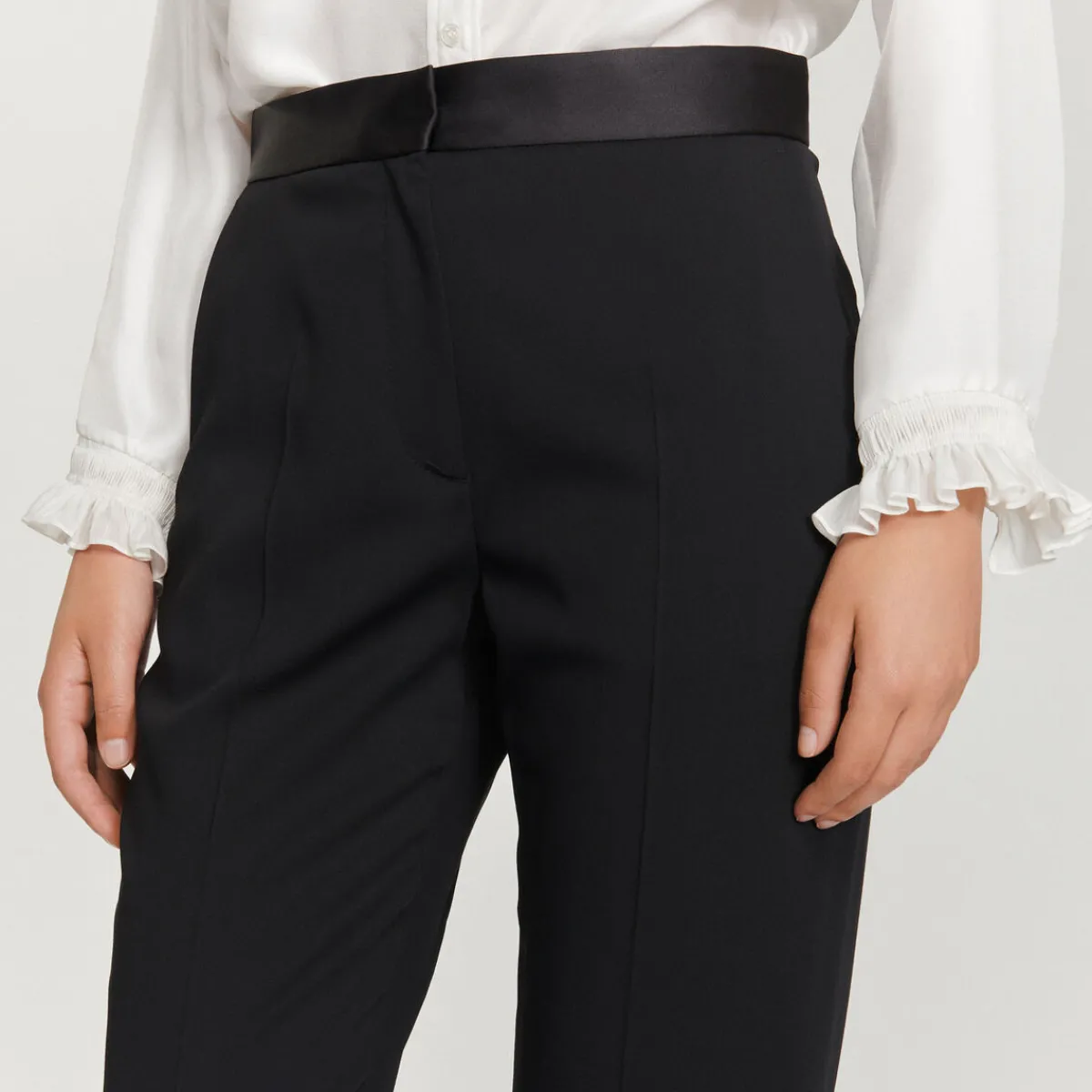 Store Pants With Satin Inset Women Pants & Shorts