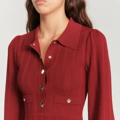Flash Sale Pleated Knit Dress Women Dresses