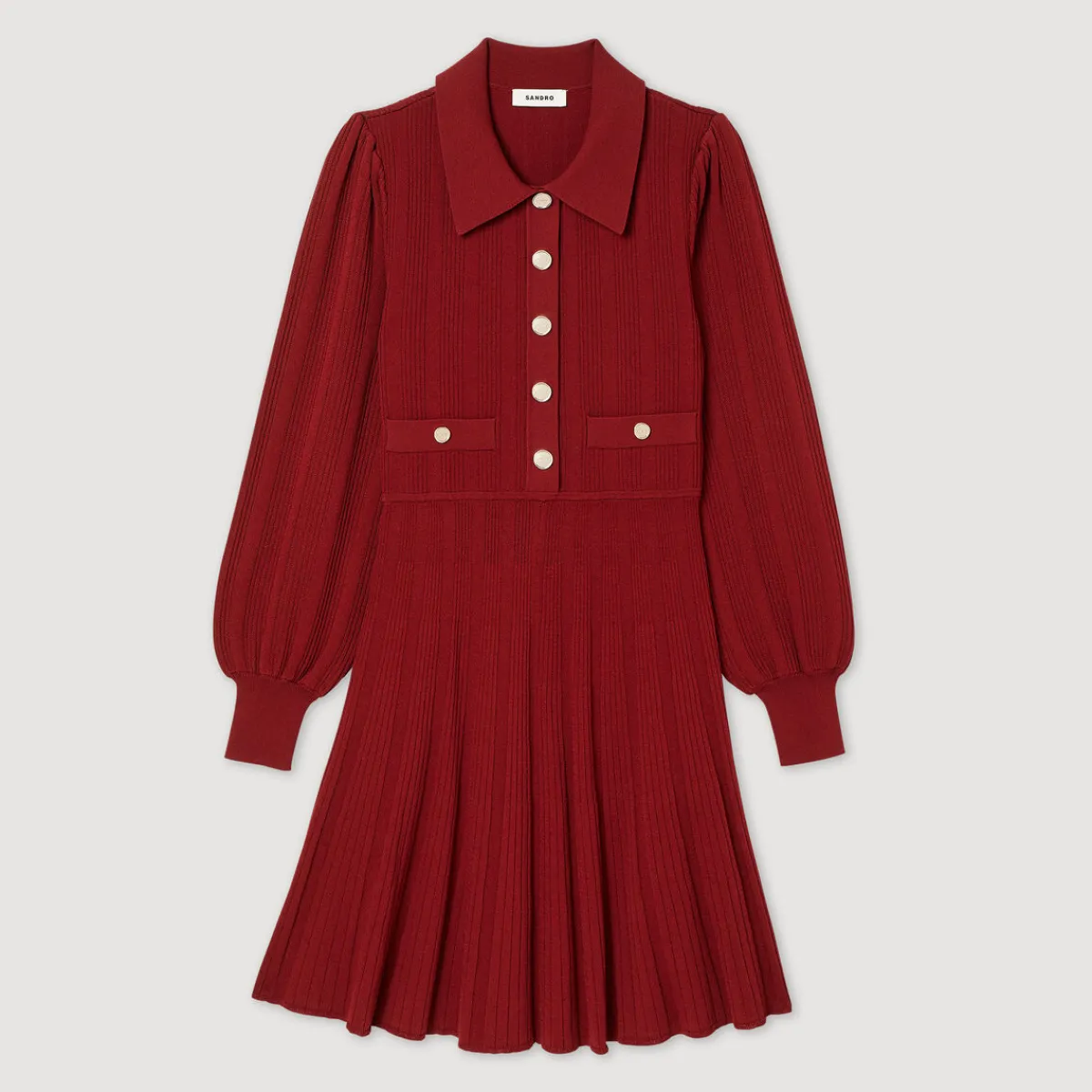 Flash Sale Pleated Knit Dress Women Dresses