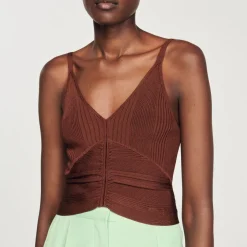 Outlet Pleated Tank Women Sweaters & Cardigans