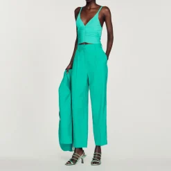 Fashion Pleated Tank Women Sweaters & Cardigans