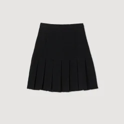 Hot Pleated Tweed Skirt Women Skirts