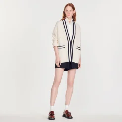 Sale Pointelle Knit Coatigan Women Sweaters & Cardigans