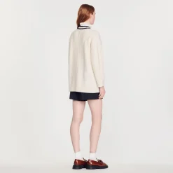 Sale Pointelle Knit Coatigan Women Sweaters & Cardigans