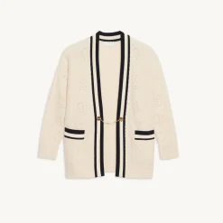 Sale Pointelle Knit Coatigan Women Sweaters & Cardigans