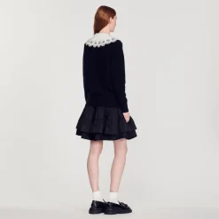 Sale Poplin Collar Sweater Women Sweaters & Cardigans