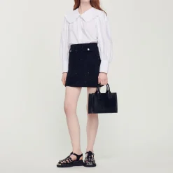Store Poplin Shirt With Peter Pan Collar Women Tops & Shirts