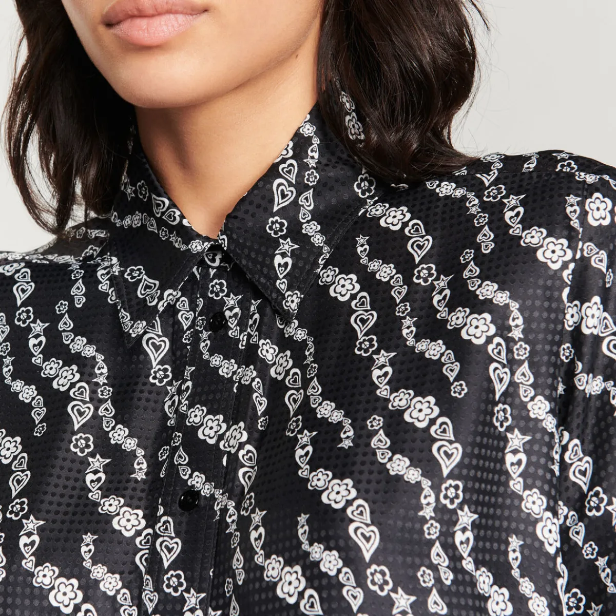 Best Sale Printed Flowing Shirt Women Tops & Shirts