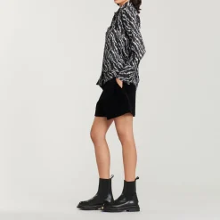 Best Sale Printed Flowing Shirt Women Tops & Shirts